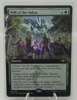 Will of the Sultai (Extended Art) TDC 89 Normal English NM - MTG - Image 1