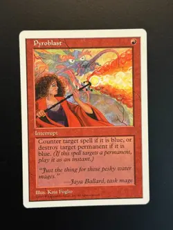 MTG - Pyroblast - Core Set 5th Edition - 1x - NM (Magic: The Gathering) - Image 1