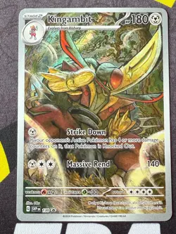 Kingambit SVP 130 Scarlet & Violet Promo Illustration Rare Pokemon Near Mint - Image 1