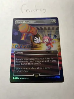 Magic the Gathering Open the Armory Foil NM Sonic Secret Lair Ships Same Day - Image 1