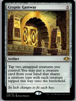 Cryptic Gateway R Dominaria Remastered 218 NM Normal - Image 1