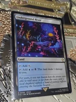 Magic the Gathering Underground River R Commander: FINAL FANTASY 439 NM - Image 1