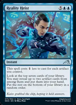 Reality Heist [Kamigawa: Neon Dynasty] Magic MTG - Image 1