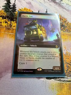 Turtle Van - Foil - Extended Art Teenage Mutant Ninja Turtles MTG - Image 3