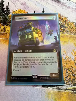 Turtle Van - Foil - Extended Art Teenage Mutant Ninja Turtles MTG - Image 5