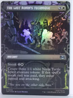 The Last Ronin's Technique [New, Near Mint] Showcase *Foil* {TMNT SLD} - Image 1