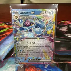 Glaceon ex 26/131 Double Rare Holo - Pokemon TCG SV Prismatic Evolutions - NM - Image 1