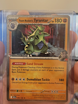 Pokemon Center Team Rocket's Tyranitar 096/182 Destined Rivals Promo 96 - Image 1
