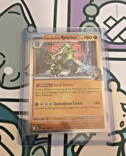 Pokemon Center Team Rocket's Tyranitar 096/182 Destined Rivals Promo 96 - Image 2