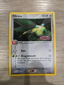 NEAR MINT Vibrava Reverse Holo Stamped 40/108 EX Power Keepers Pokemon TCG 2007 - Image 1