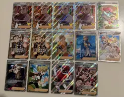 Pokemon TCG Sword & Shield Era Full Art Trainers Lot Of 14 Near Mint - Image 1