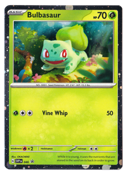 HD COSMOS HOLO HD SWIRL Starters Set - Pokemon 151 Poster Collection Promo (E) - Image 3