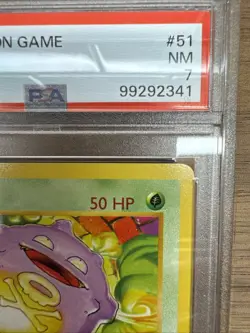 1999 English Pokemon First Edition Base Set PSA 7 NM KOFFING 51/102 - Image 4