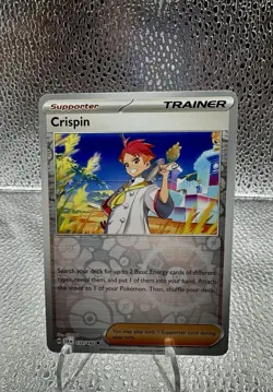 Crispin Reverse Holo 2024 Pokemon Stellar Crown SCR C19 #133/142 - Image 1