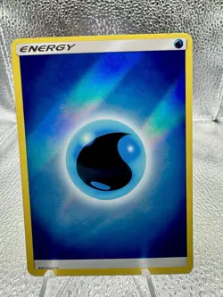 Pokemon TCG Water Energy Sun & Moon Reverse Holo Common - Image 1