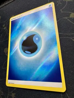 Pokemon TCG Water Energy Sun & Moon Reverse Holo Common - Image 2