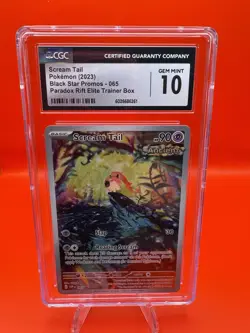 CGC 10 Scream Tail 065 Pokemon Black Star Promos 2023 English - Image 1