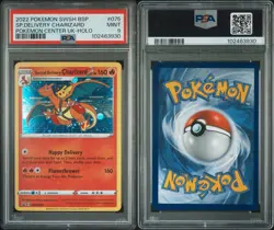 2022 Pokemon Special Delivery Charizard Holo P.M. Center UK Promo SWSH075 PSA 9 - Image 3