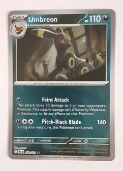Pokemon TCG Umbreon Prismatic Evolutions Master Ball Reverse Holo 059/131 - Image 2
