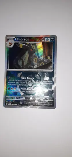 Pokemon TCG Umbreon Prismatic Evolutions Master Ball Reverse Holo 059/131 - Image 3