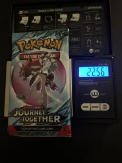 Heavy! Lot Of (4) 22.50g+ Gram Pokemon Journey Together Booster Packs Sealed - Image 2