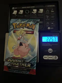 Heavy! Lot Of (4) 22.50g+ Gram Pokemon Journey Together Booster Packs Sealed - Image 4