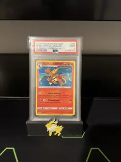 2022 POKEMON SWSH BLACK STAR PROMO #075 SPECIAL DELIVERY CHARIZARD HOLO PSA 9 - Image 4