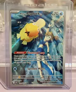 Misty's Psyduck Illustration Rare Pokemon TCG - SV10: Destined Rivals 193/182 NM - Image 1