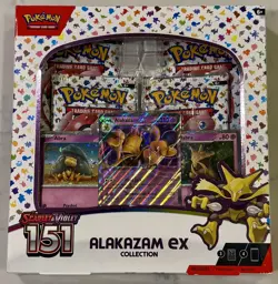 Pokemon Scarlet & Violet 151 Alakazam EX Collection Box New Factory Sealed 🔥 - Image 1
