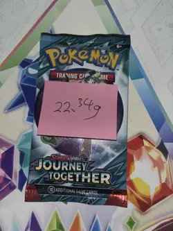 Heavy! Over 22.34 Gram Pokemon Journey Together Booster Pack Sealed - Image 2