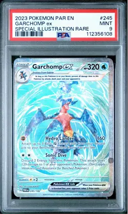 2023 Pokemon Garchomp ex 245/182 SV04: Paradox Rift Holo - Image 1