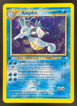2000 Pokemon Neo Genesis 1st Edition #8/111 Kingdra Holo - Image 1