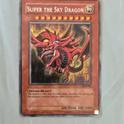 Konami Slifer the Sky Dragon Secret Rare GBI-001 Yu-Gi-Oh! International Unlimi… - Image 1