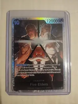 Five Elders SR OP13-082 Carrying On His Will Foil One Piece Card Game - Image 1