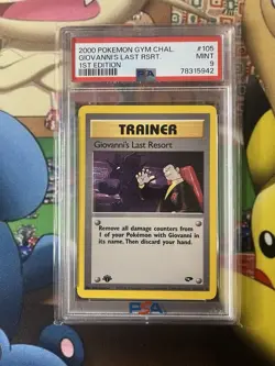 Pokemon Giovanni's Last Resort Gym Challenge 1st Edition Card 105/132 Rare - Image 1