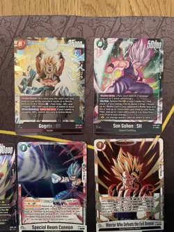 Dragon Ball Fusion World FB09 SR Lot Dual Evolution Super Rare Lot 7 Cards NM - Image 2