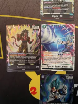 Dragon Ball Fusion World FB09 SR Lot Dual Evolution Super Rare Lot 7 Cards NM - Image 4