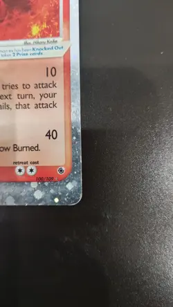Magmar EX 100/109 Ruby and Sapphire Holo Card MP - Image 5