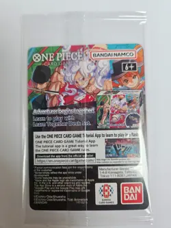 One Piece Monkey D. Luffy U.S. Voyage College Basketball Promo Card-SEALED - Image 2