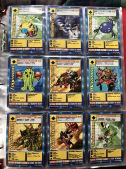Digimon Cards 1999 Bandai TCG Card Lot 1st Edition Collection Over 100 Cards - Image 2
