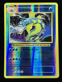 Pokemon TCG Gyarados 34/108 Evolutions Reverse Holo Rare Pokemon Card - Image 1