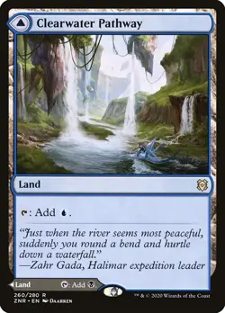 Clearwater Pathway/Murkwater Pathway - MtG Zendikar Rising - R260 NM 2020 - Image 2