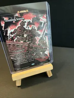 MTG TMNT Doubling Season #11 Borderless Foil Mythic PZA - Image 2