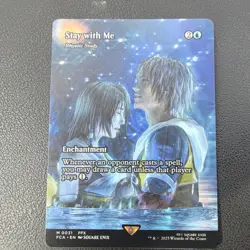 Rhystic Study Stay With Me Showcase NM Final Fantasy MTG #31 - Image 1
