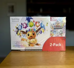 Pokemon Prismatic Evolutions Elite Trainer Box + Booster bundle - Costco 2 Pack - Image 1