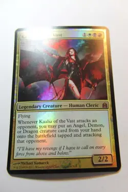 MTG Kaalia of the Vast x1-Foil -Commander 2011 Oversized-Lightly Played - Image 1