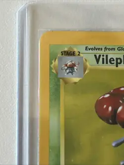 Vileplume 15/64 Jungle No Symbol Error Holo Rare Pokemon TCG Card MP - Image 3