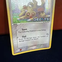 Slakoth 73/107 Ex Deoxys Holo Reverse Stamped Pokemon Card - Image 4