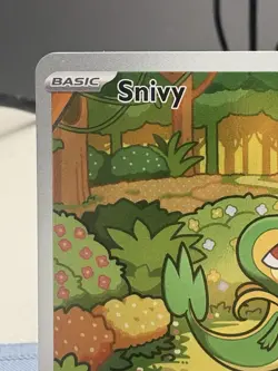 Pokemon TCG SV Black Bolt en Snivy and Servine Full Art Holo NM English - Image 2