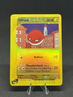 Pokemon Voltorb 64/147 Aquapolis Reverse Holo - Image 1